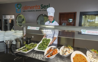 alimentaSesi conscientiza trabalhadores sobre hábitos saudáveis  