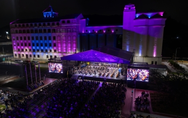 Fotos: confira imagens do concerto do Musicarium na Escola SESI de Joinville