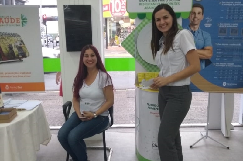 Ação realizada em Joinville. Foto Divulgação/SESI