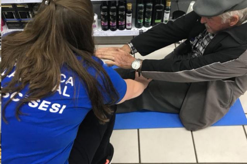 Ação realizada em Lages. Foto Divulgação/SESI