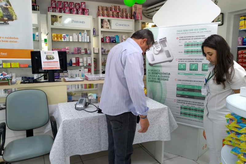 Ação realizada em Rio Negrinho. Foto Divulgação/SESI