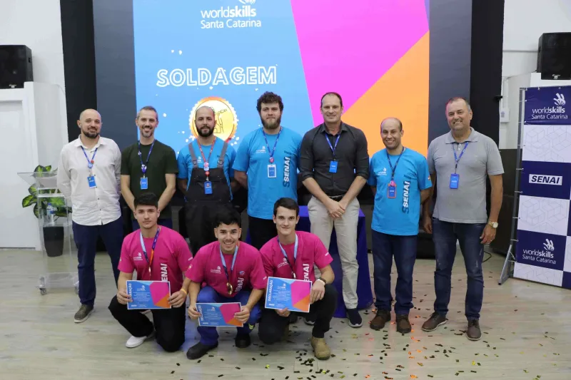 Estudantes do SENAI/SC representam estado no WorldSkills Brasil 2025