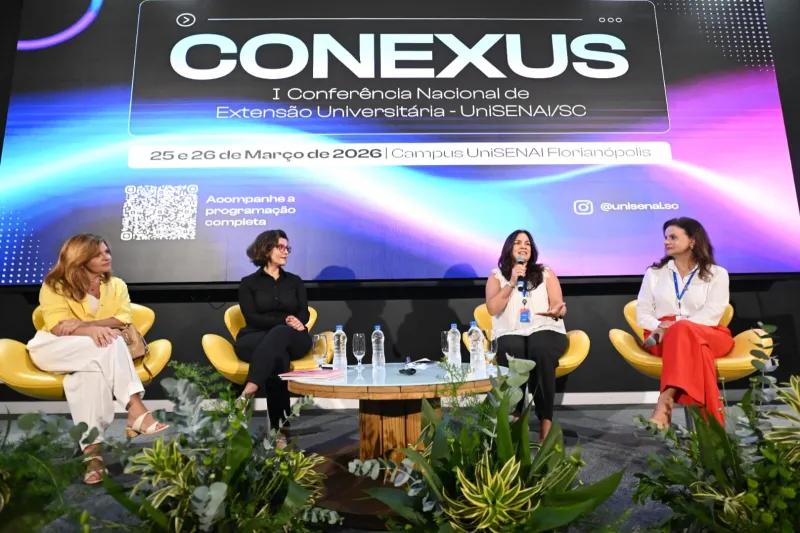 UniSENAI/SC promove conferência nacional sobre extensão universitária