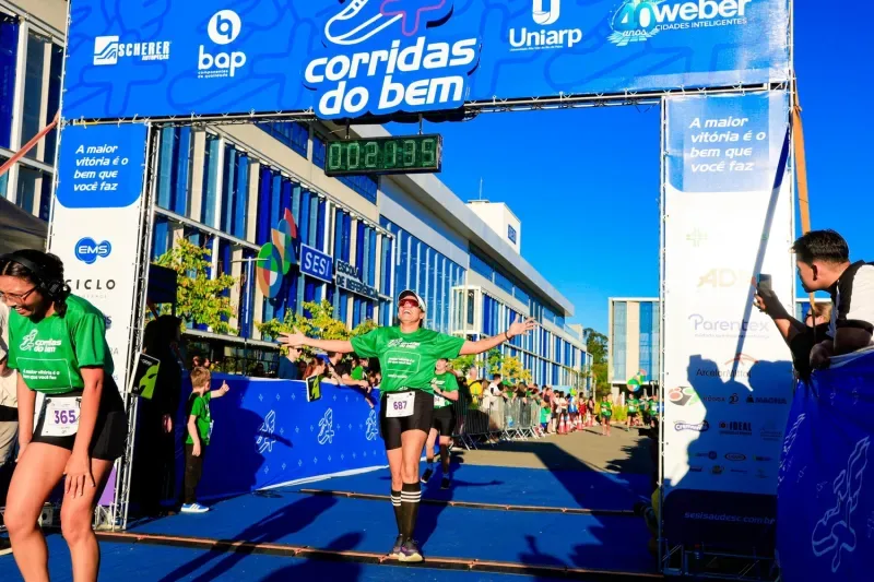 SESI/SC retoma Corridas do Bem neste domingo (23) em São Bento do Sul
